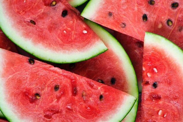 برش های هندوانه