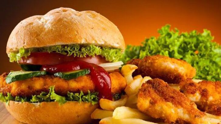 فست فود مضر